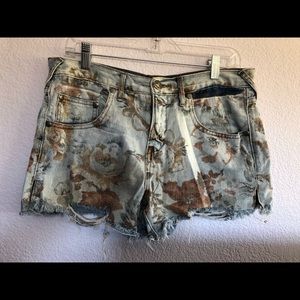 Free People Jean Shorts